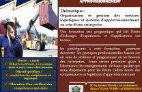 FORMATION EN LOGISTIQUE GLOBALE ET GESTION DES APPROVISIONNEMENTS mediacongo